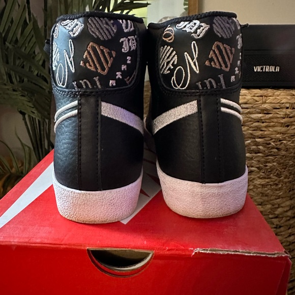 Nike Blazer mid black and silver - Picture 2 of 4